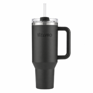 Coffee Tumbler with Lid and Straw