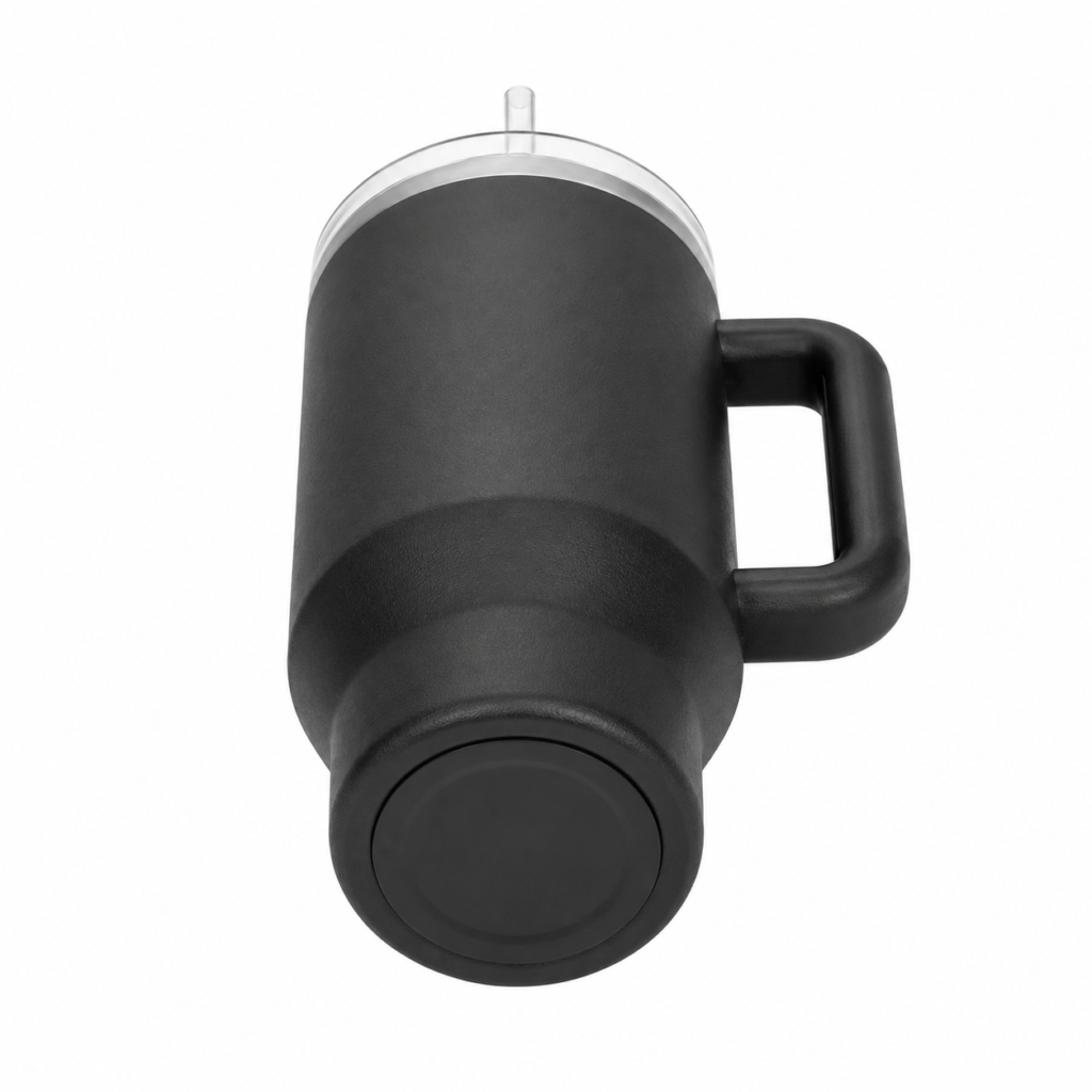 Coffee Tumbler with Lid and Straw