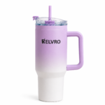 Kelvro Purple Ombre Insulated Coffee Tumbler