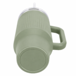 Kelvro Sage Green Insulated Coffee Tumbler with Handle for Travel - Image 2