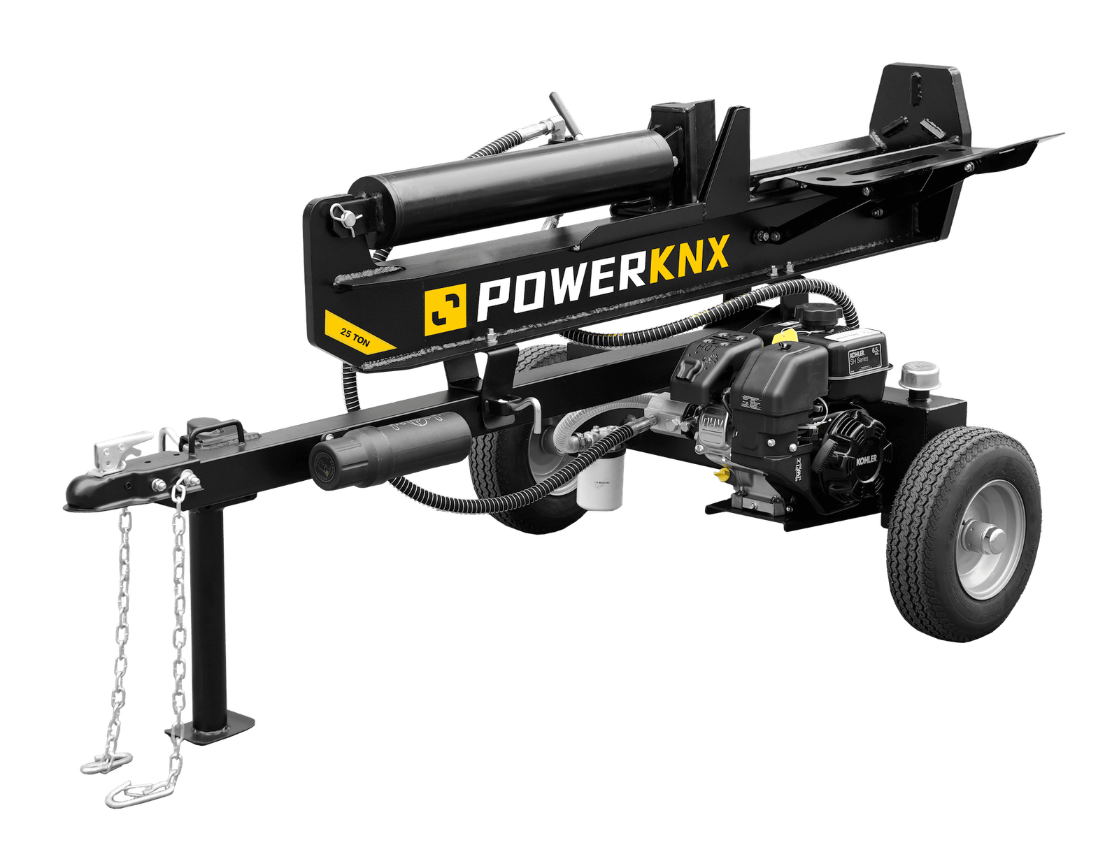 powerknx-25-ton-gas-log-splitter_main-1.png POWERKNX™ 25-Ton Vertical/Horizontal Gas Log Splitter (31-403) - Image 1